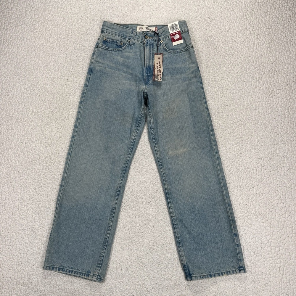 Levi's 569 Loose Straight Boys 12 Regular 26x26.5 NWT Light Wash Jeans